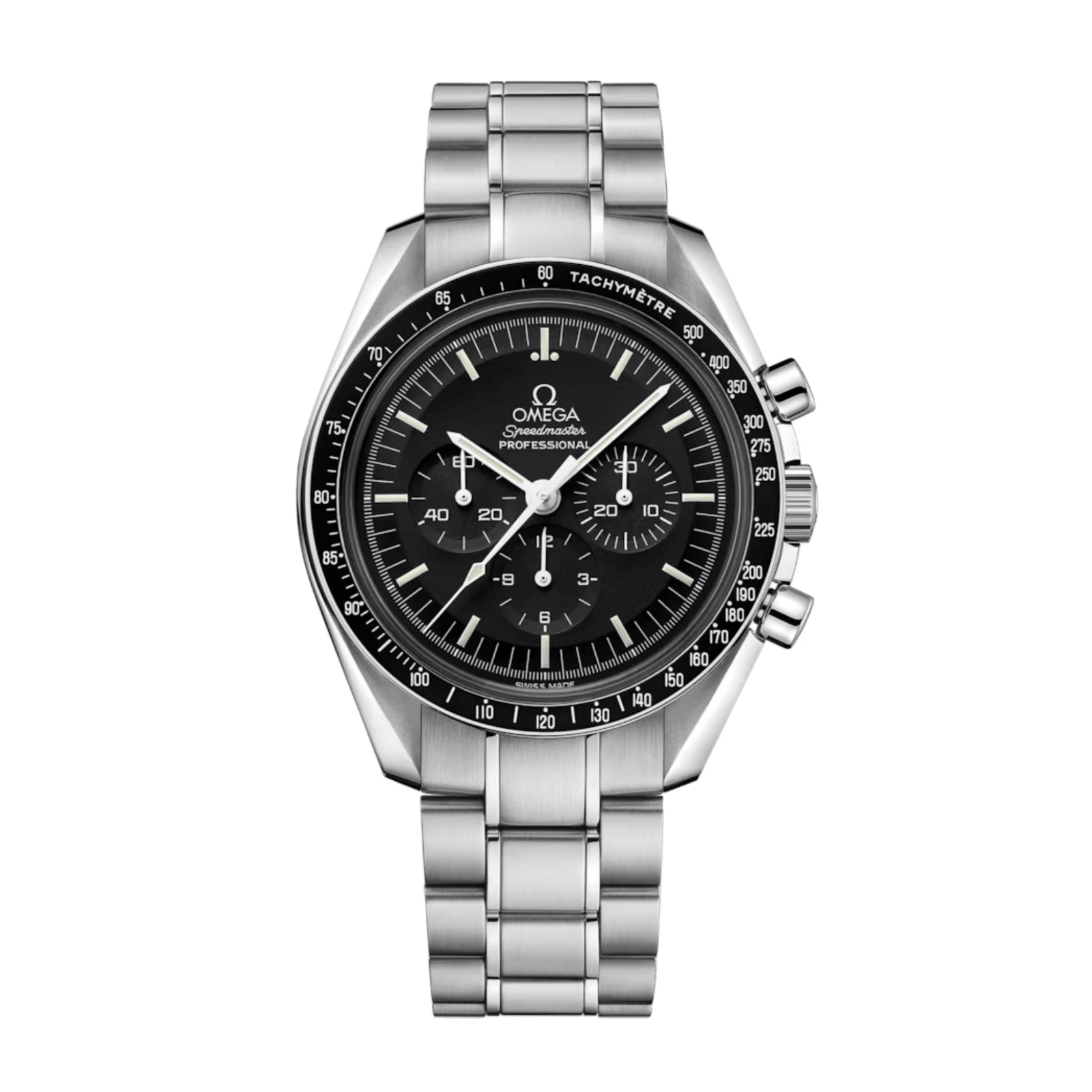 a1b25f887be67ce86c3d6f76a85f2cfa.png Speedmaster Professional Moonwatch Steel Black Dial 42mm - Image 1