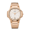 Nautilus Rose Gold Diamond White Dial 35mm