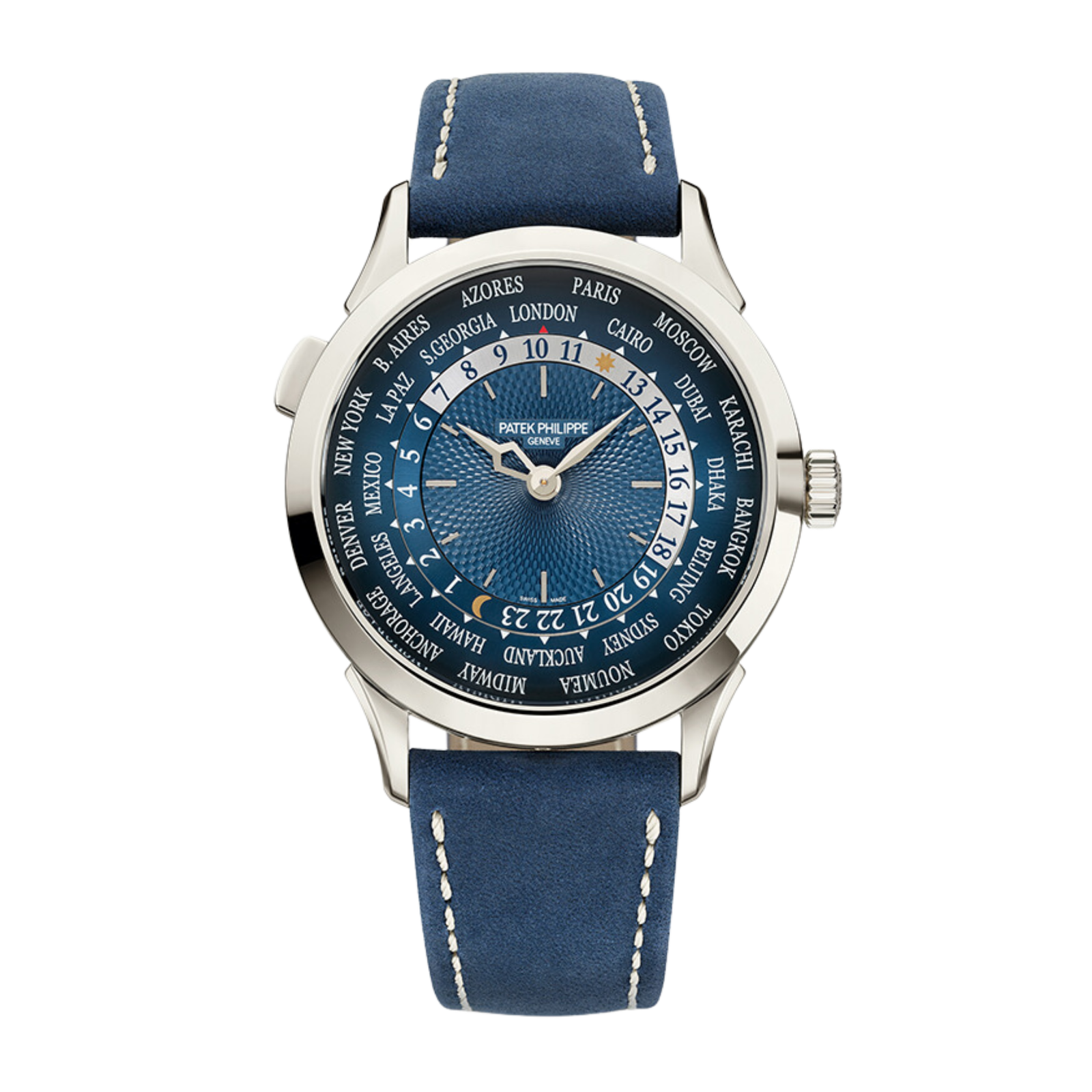 a28319b9189caffc0a2f3732e80f1bea.png Complications World Time Platinum Blue dial 38mm - Image 1
