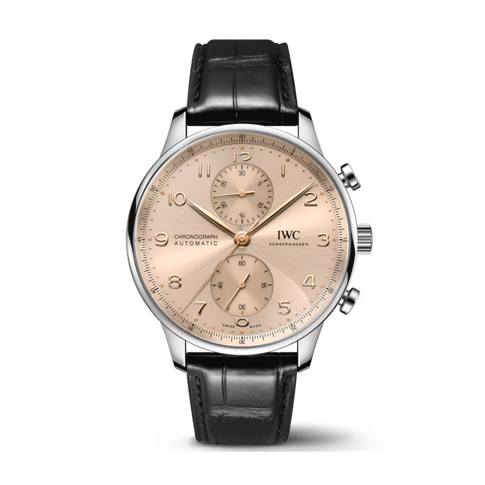 a52a0f2cc591c4bf405256db4ecbf193.png Portugieser Chronograph Steel Beige Dial 41mm - Image 1