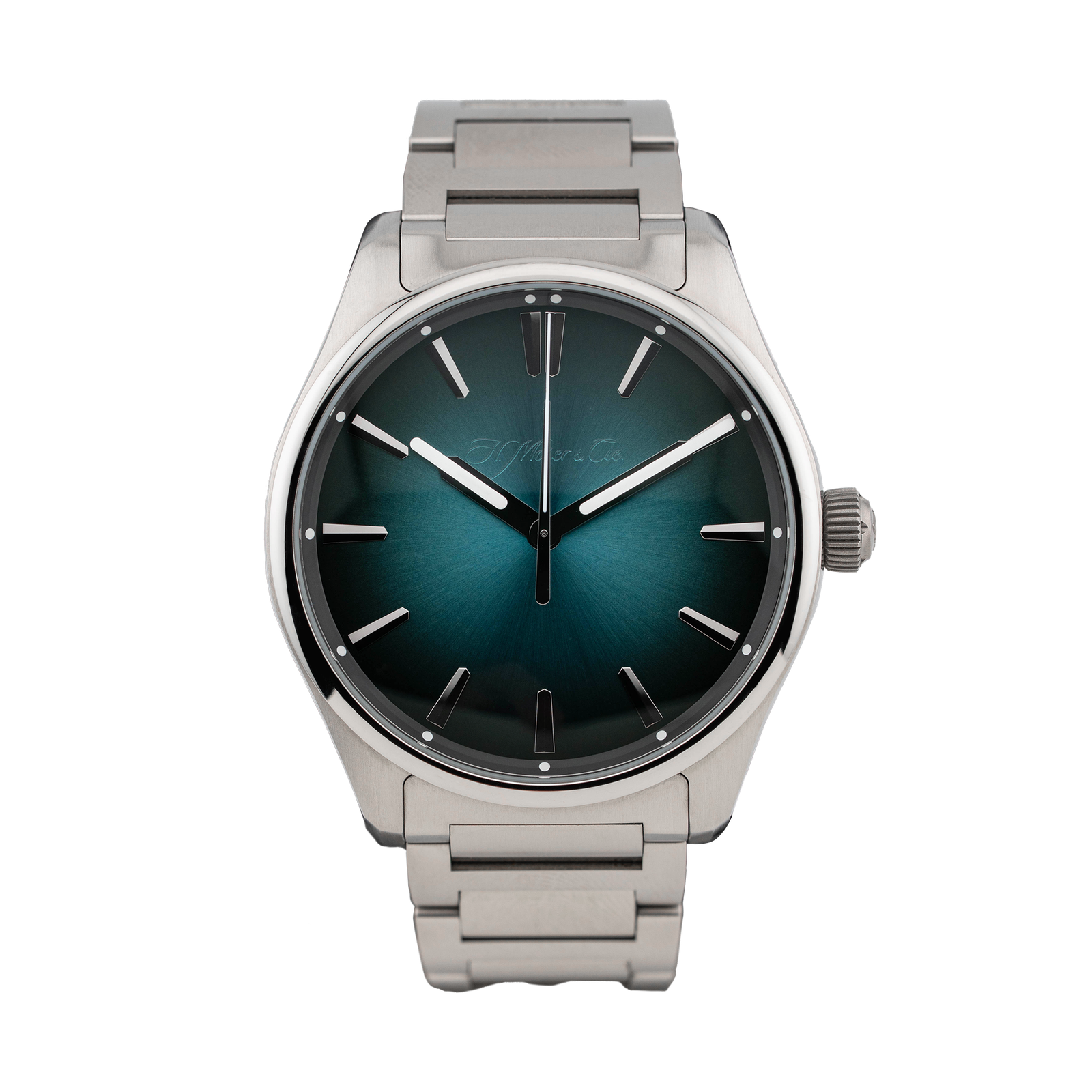 a889338ec348d12c89b01954c68b884d.png Pioneer Centre Seconds Steel Blue Lagoon Fume Dial 43mm - Image 1