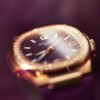 Nautilus Rose Gold Diamond Purple Dial 32mm - Image 3