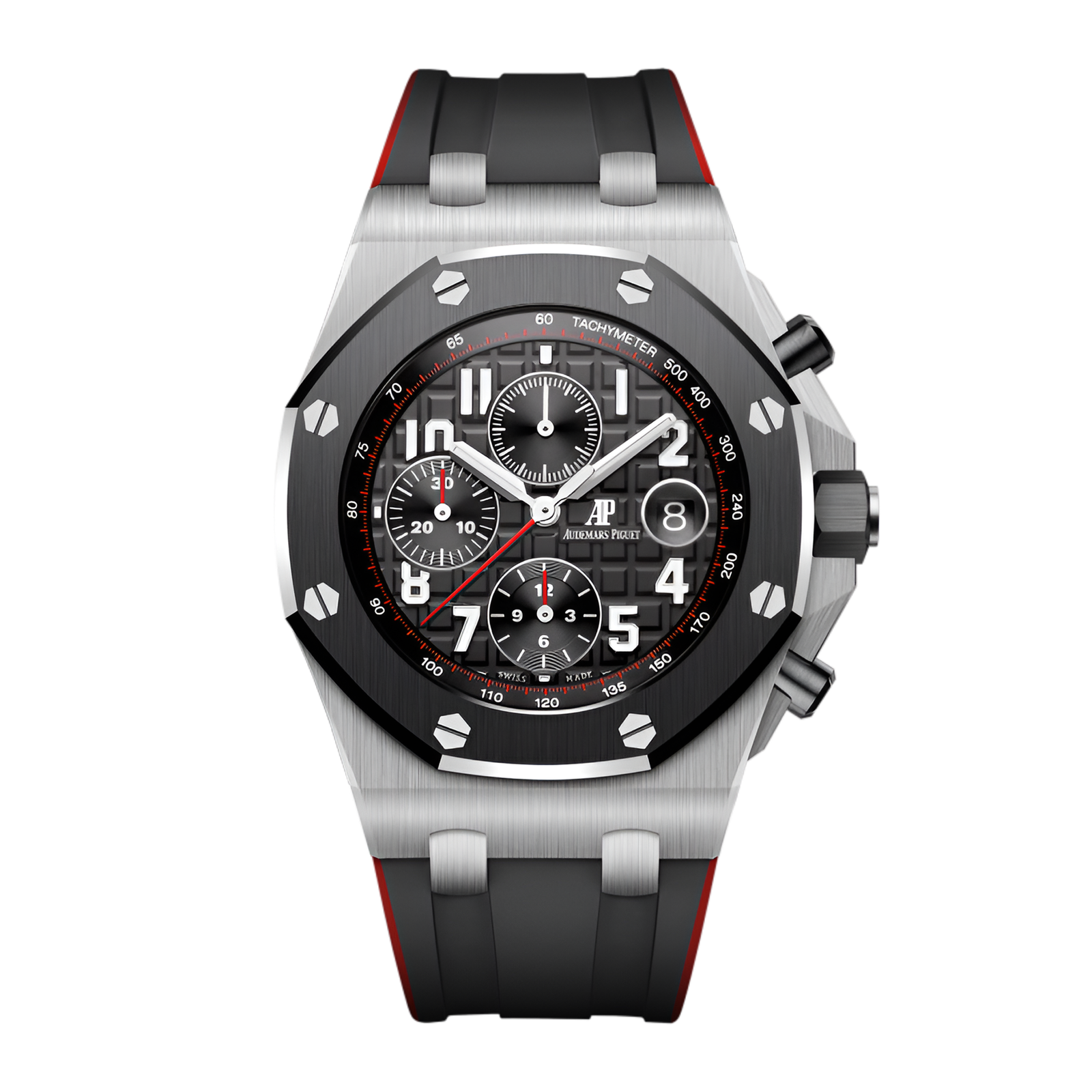 ac1dde8a8642c375ec21f2a958773f57.png Royal Oak Offshore Steel Black Dial 42mm - Image 1