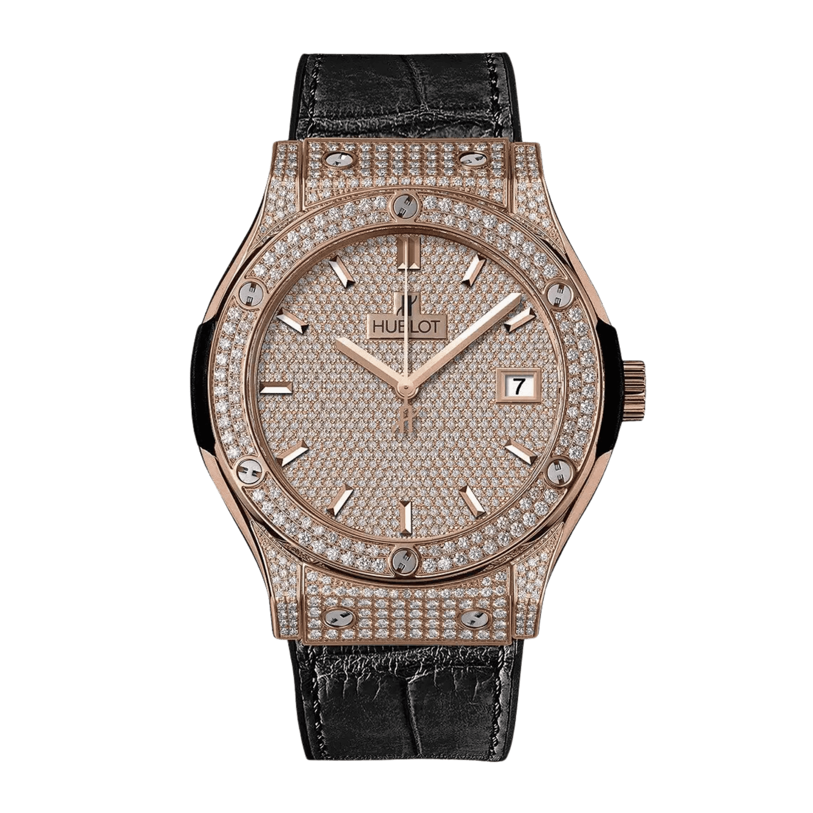ade51e69244bdf18f8f23866aadec552.png Classic Fusion Rose Gold Diamond Pave Dial 45mm - Image 1
