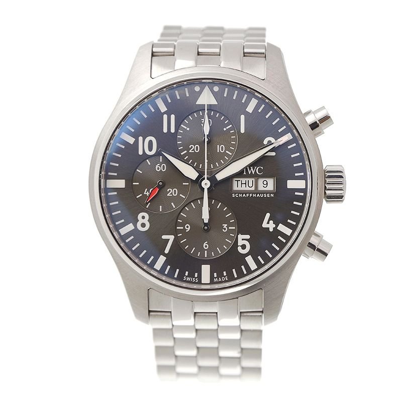 af9f321e5fecd92b27159fef5d58ddb4.jpg Pilots Pilot's Watch Chronograph Spitfire Steel Grey Dial 43mm - Image 1