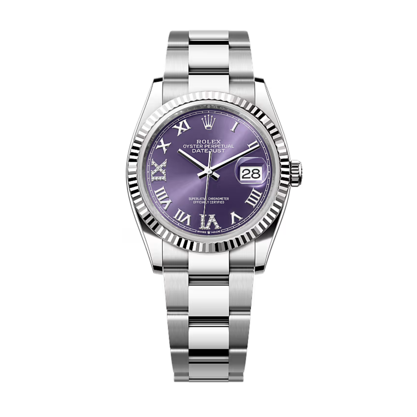 b005cbd626839353d7d055d277f38a5c.png Datejust Steel Purple Dial 36mm - Image 1