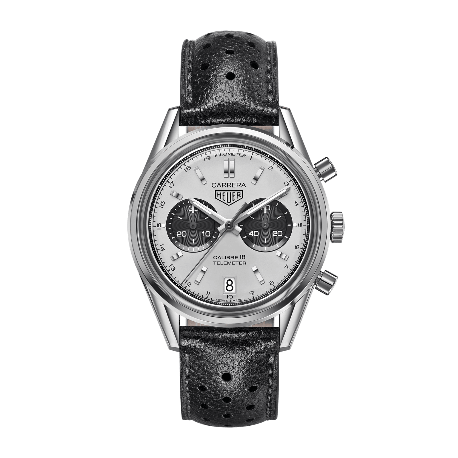 b351d2798976a545edb8e191d6432085.png Carrera Steel Silver Dial 39mm - Image 1