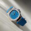 Nautilus White Gold Diamond Azure Blue Dial 32mm - Image 2