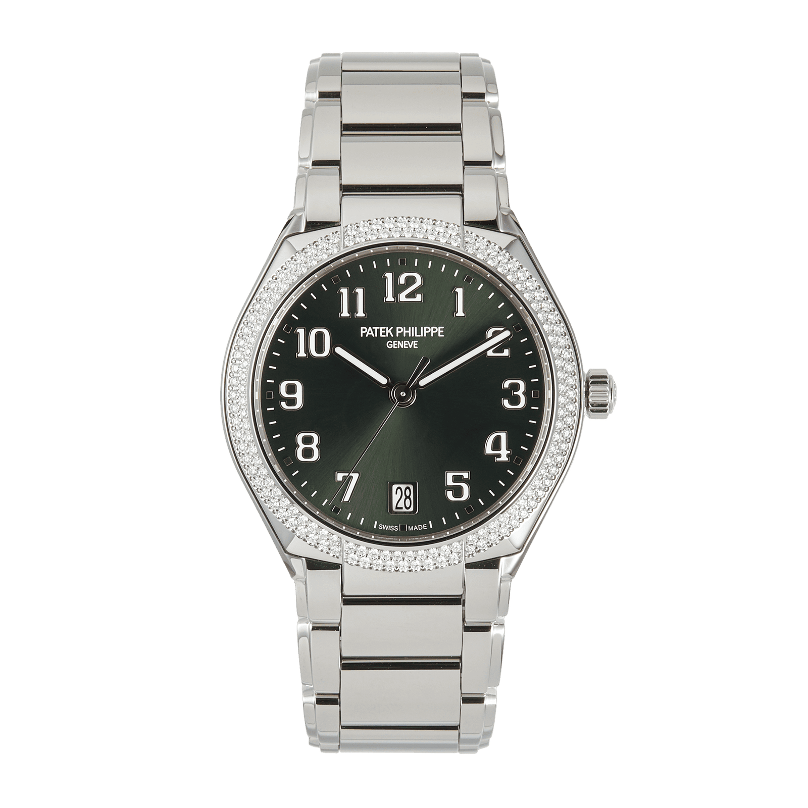 b5d6fe3c5bb380aef61e2c9accc5a552.png Twenty~4 Steel Diamond Green Dial 36mm - Image 1