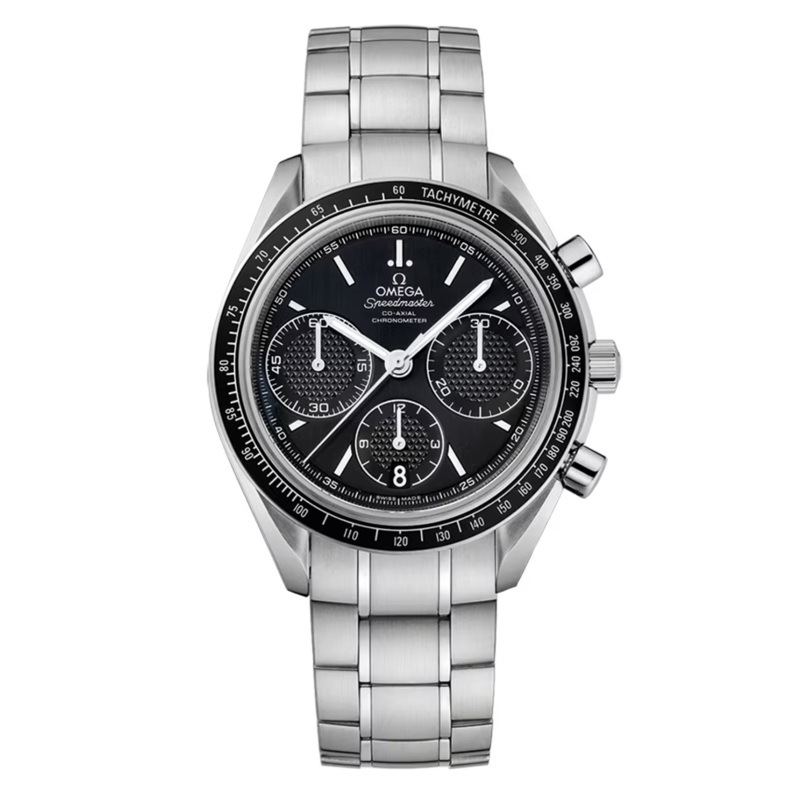 b83a44ae1b4735e6b7077ba8b9440724.png Speedmaster Racing Steel Black Dial 40mm - Image 1