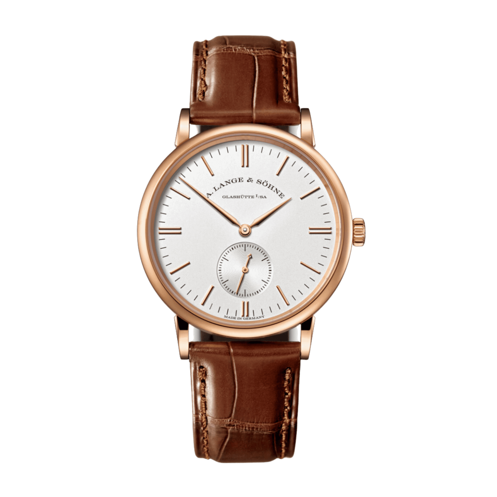 bc1124a345c4f9b697b0c3d4a1a81383.png Saxonia Rose Gold Silver Dial 35mm - Image 1