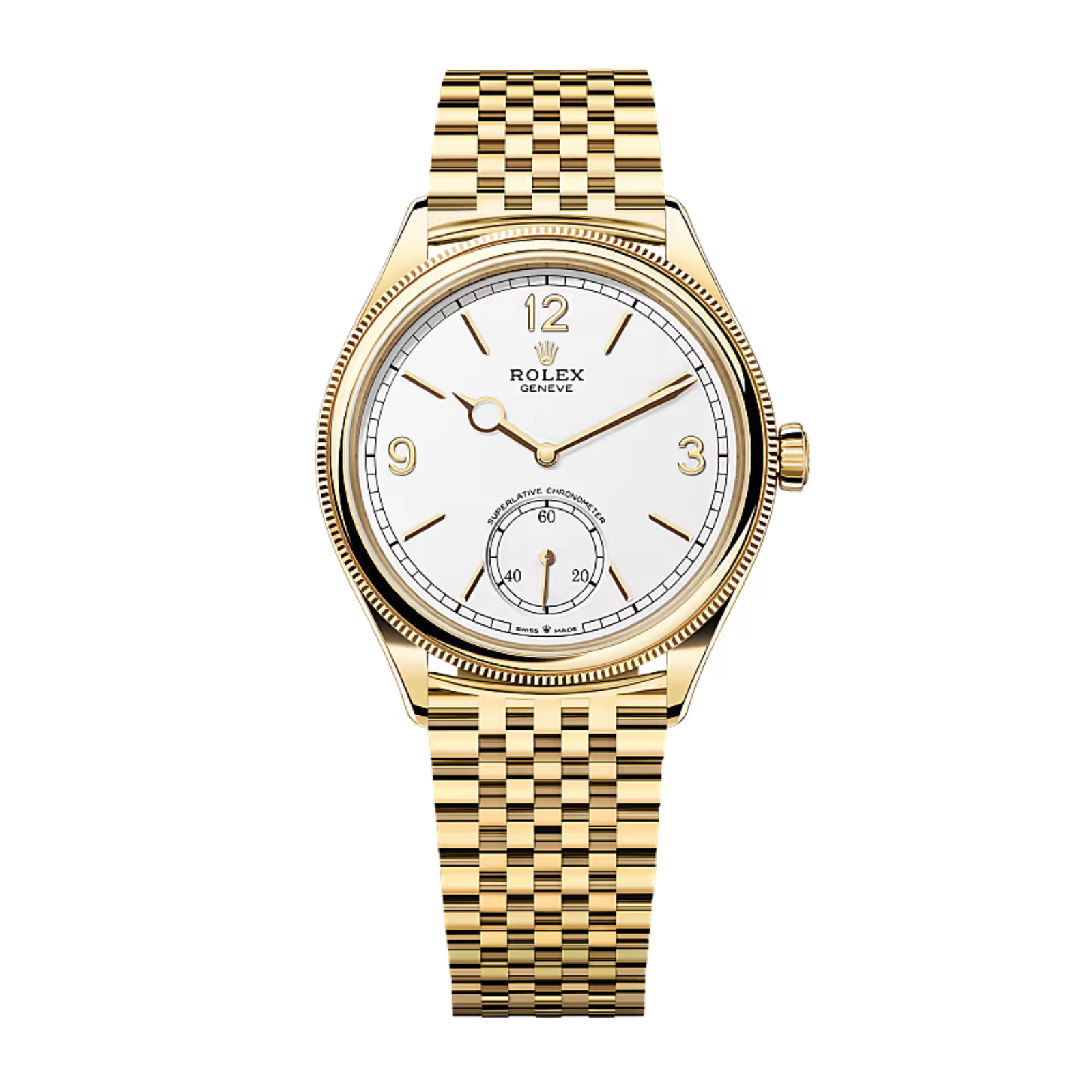 be7def39dcbad9a1d5d83d5af6c2c609.png 1908 Yellow Gold White Dial 39mm - Image 1