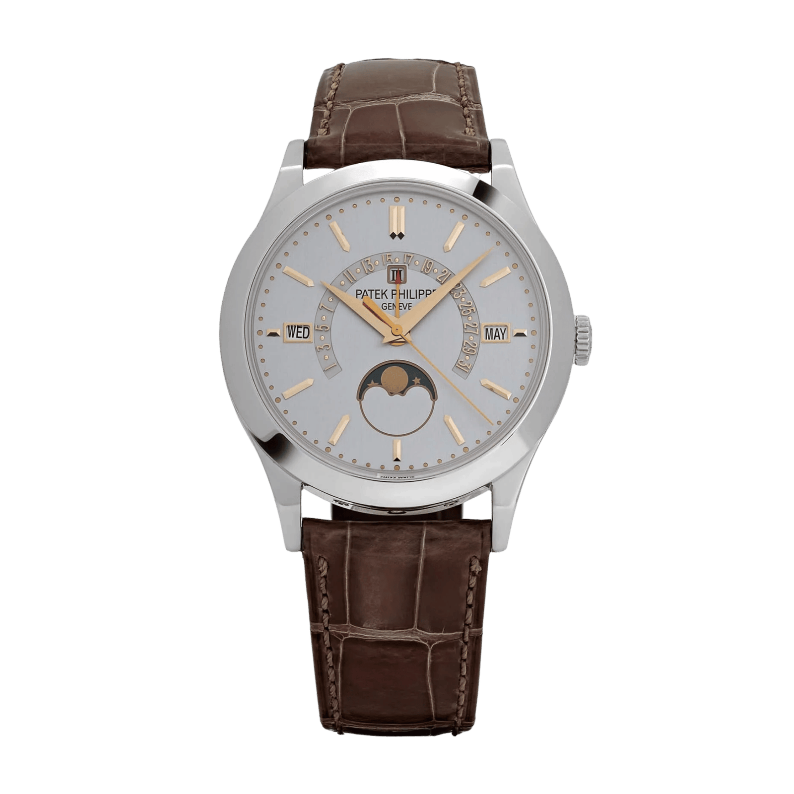 c0cc4fe2fb3b7a4825862c0135659b8d.png Perpetual Calendar Platinum Silver Dial 39mm - Image 1