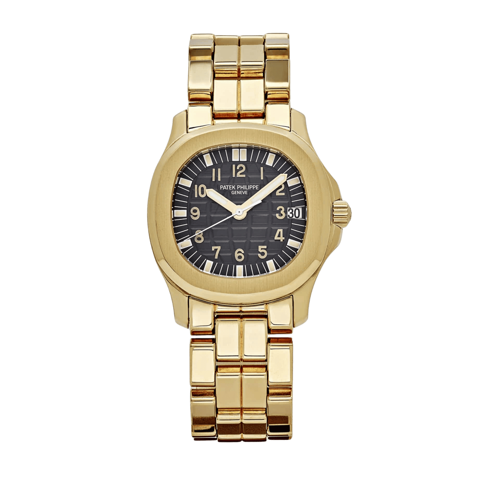 c1b67d47b616993ef0b5438a643f4358.png Aquanaut Yellow Gold Black Dial 34mm - Image 1