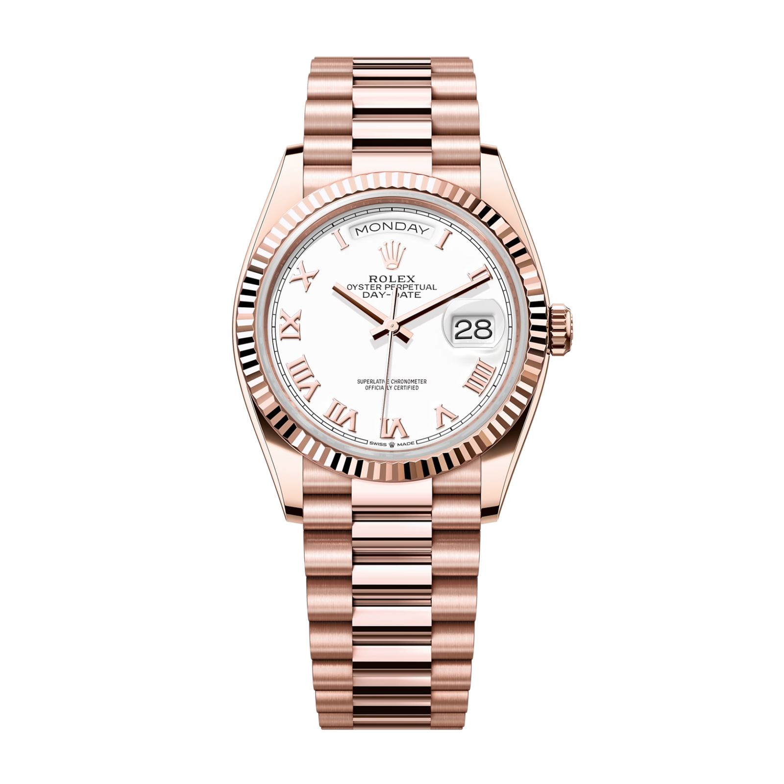 c47461d9a978be96840df830ff2b4745.png Day-Date 36 Rose Gold White Dial 36mm - Image 1