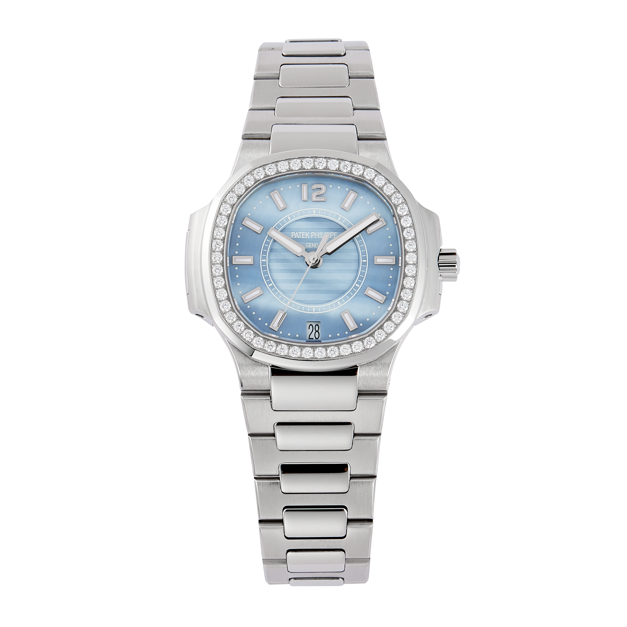 c4d35a12aa6a808c0de522c0d6d81483.webp Nautilus Steel Diamond Blue Dial 33mm - Image 1