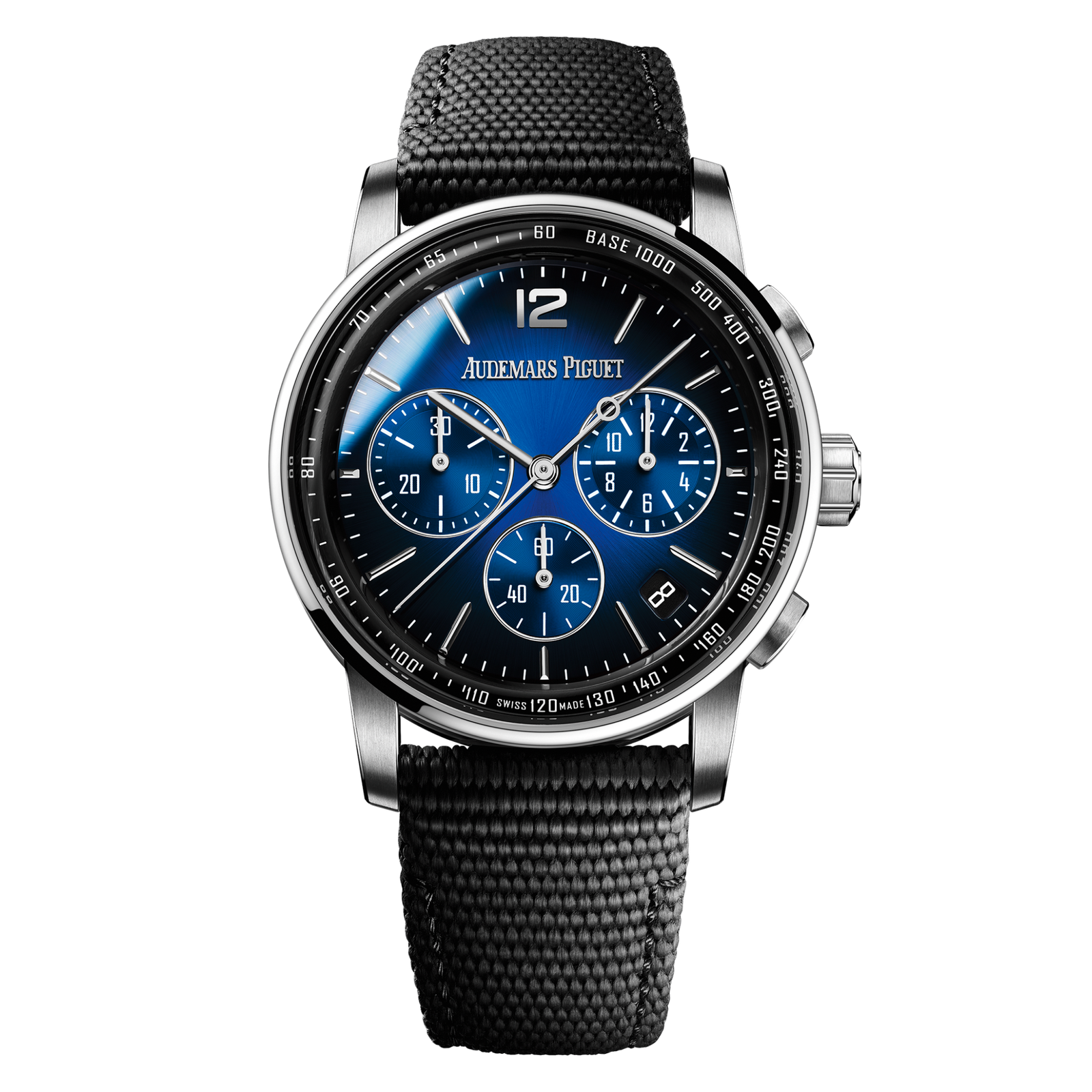 c565337c53c91e3cd7b83eddbd1742b9.png Code 11.59 Chronograph White Gold Blue Dial 41mm - Image 1