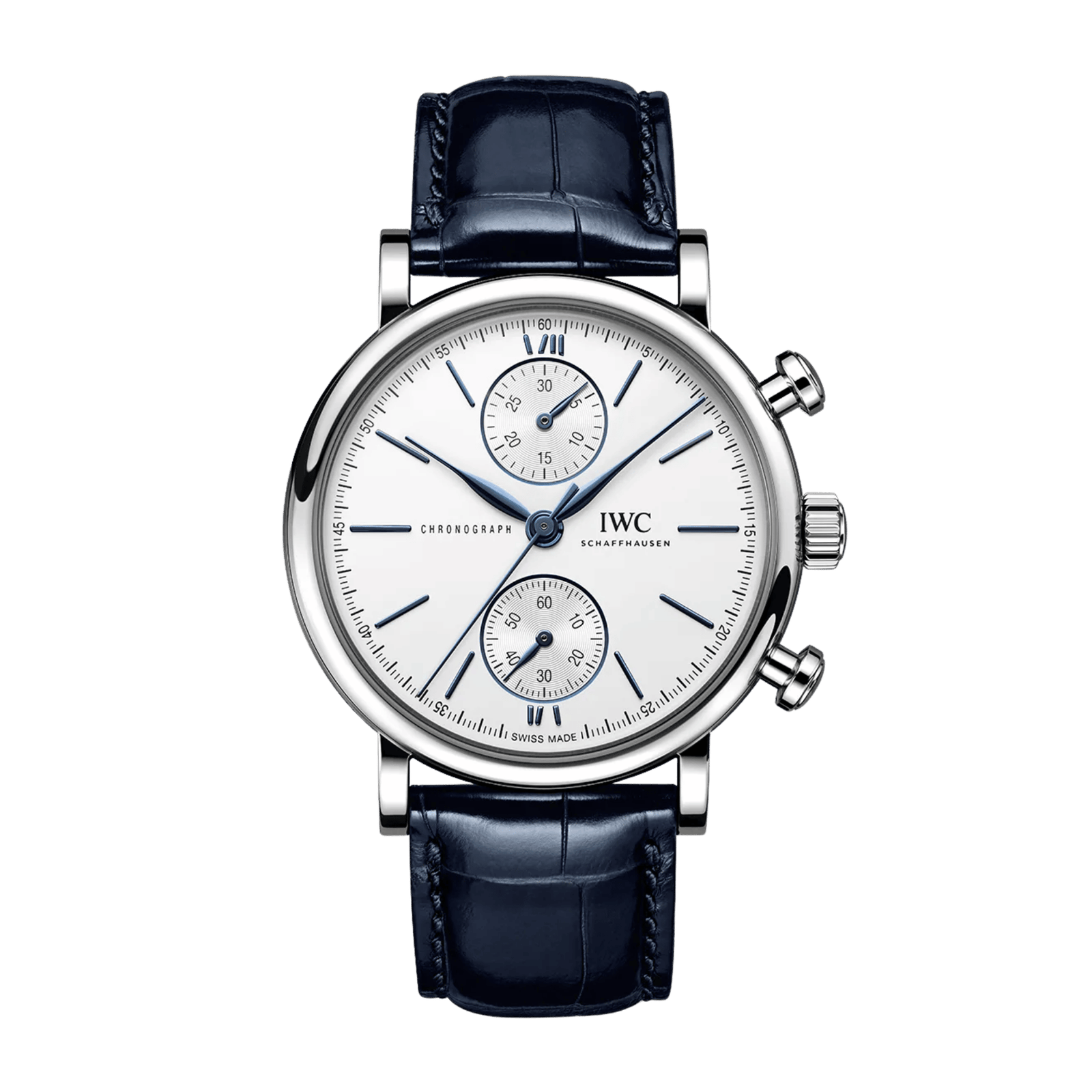 c6ba1752e78b2ef2856ef6529943821d.png Portofino Chronograph Steel White Dial 39mm - Image 1