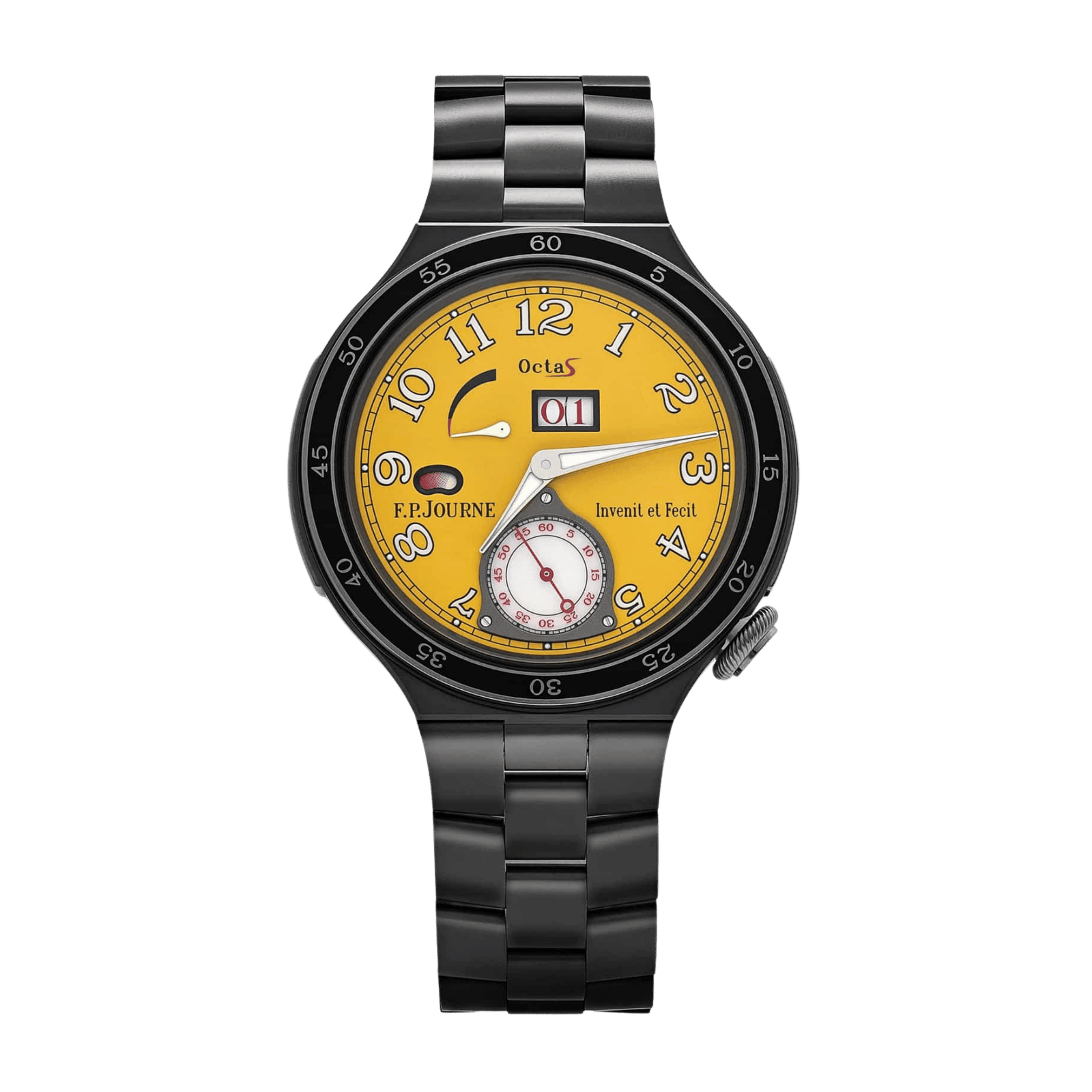 c89527b49768172f712ac145bf1e0928.png Linesport Octa Sport ARS2 Titanium Yellow Dial 44mm - Image 1