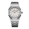 Royal Oak Quartz Steel Diamond Silver Dial 33mm