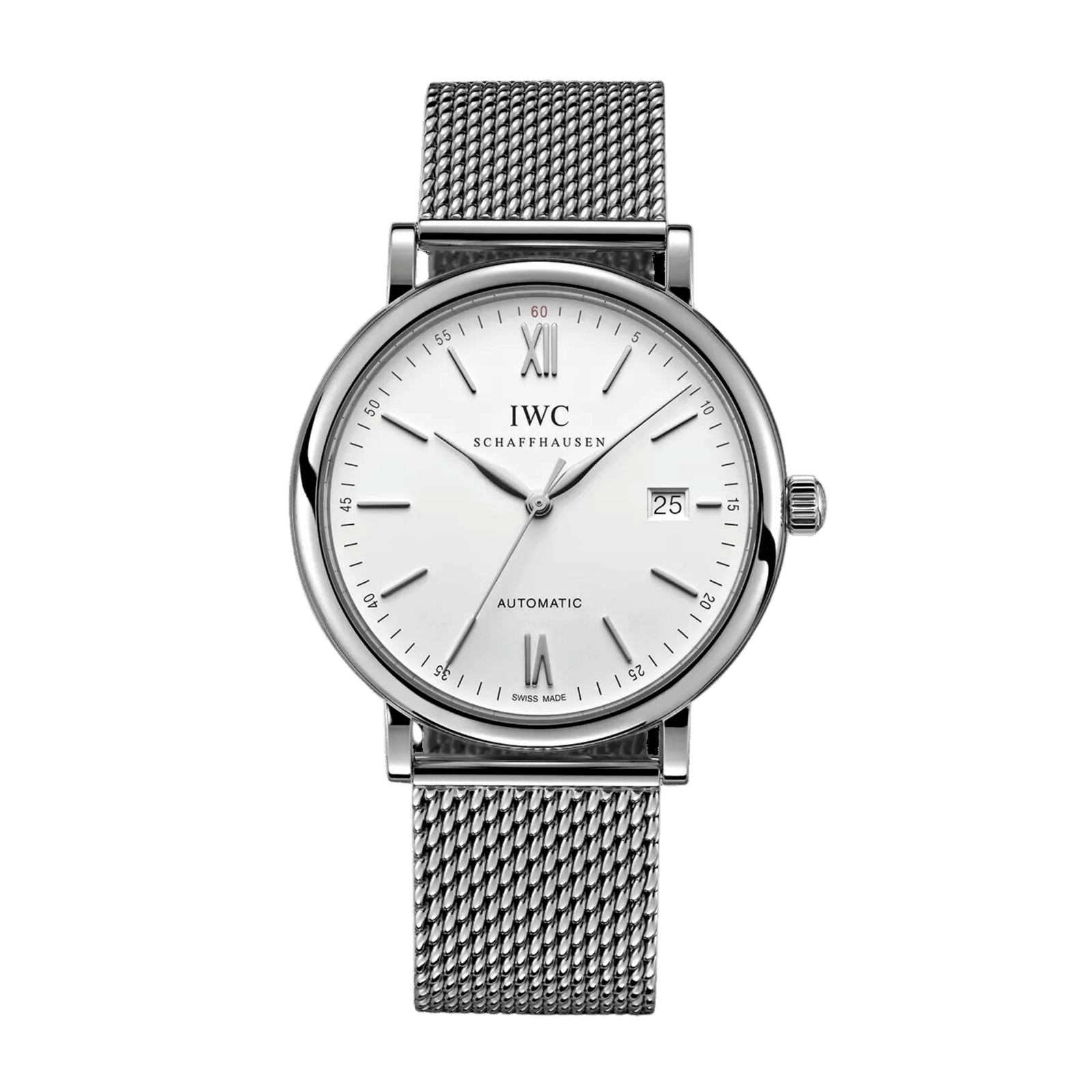 cb77bac794f3ea778c1ec561c1071019.png Portofino Steel Silver Dial 40mm - Image 1