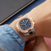 Nautilus Chronograph Rose Gold & Steel Blue Dial 40mm【2020like new】 - Image 3