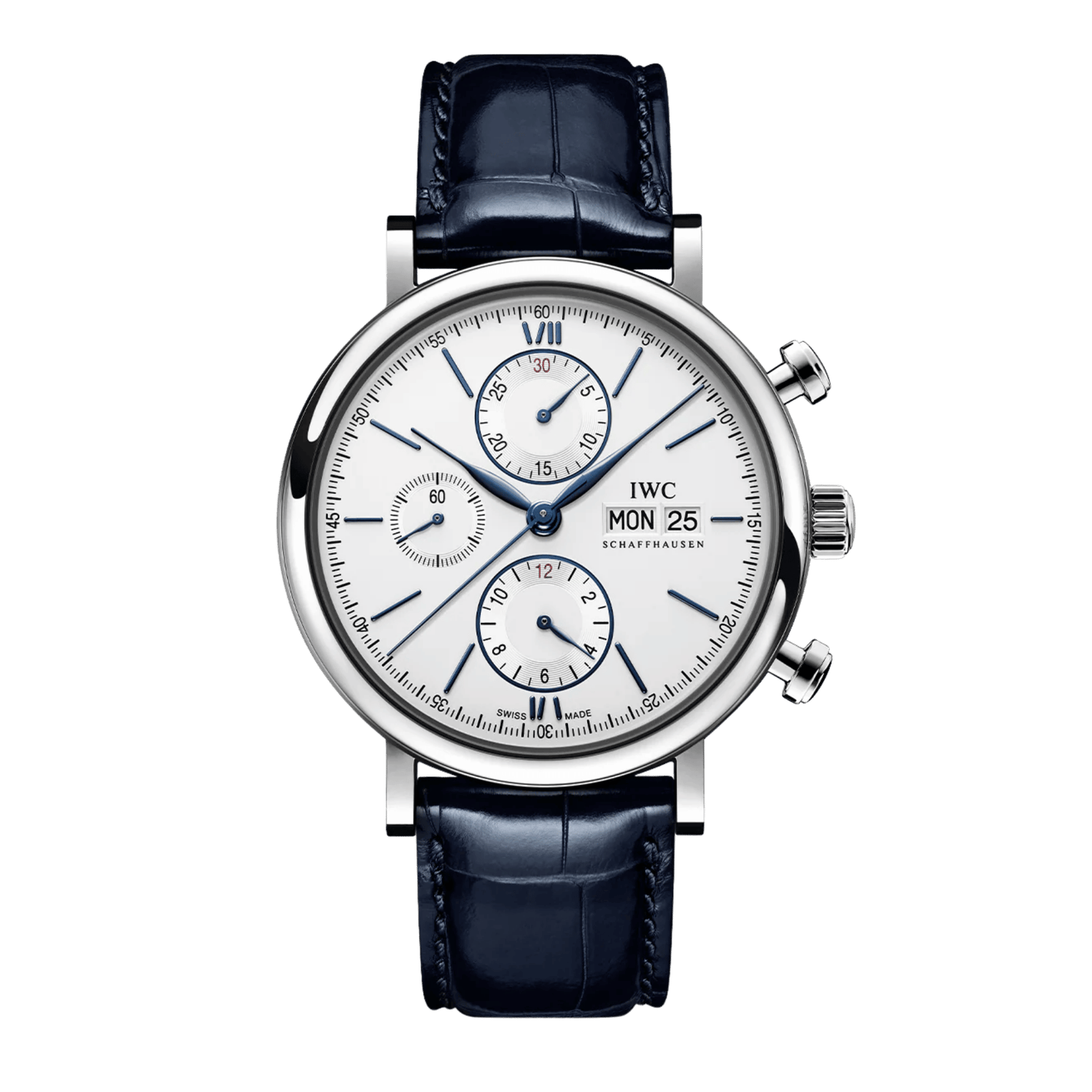 ce8ab72c3523c816a3fab2085f7ab9db.png Portofino Chronograph Steel Silver Dial 42mm - Image 1