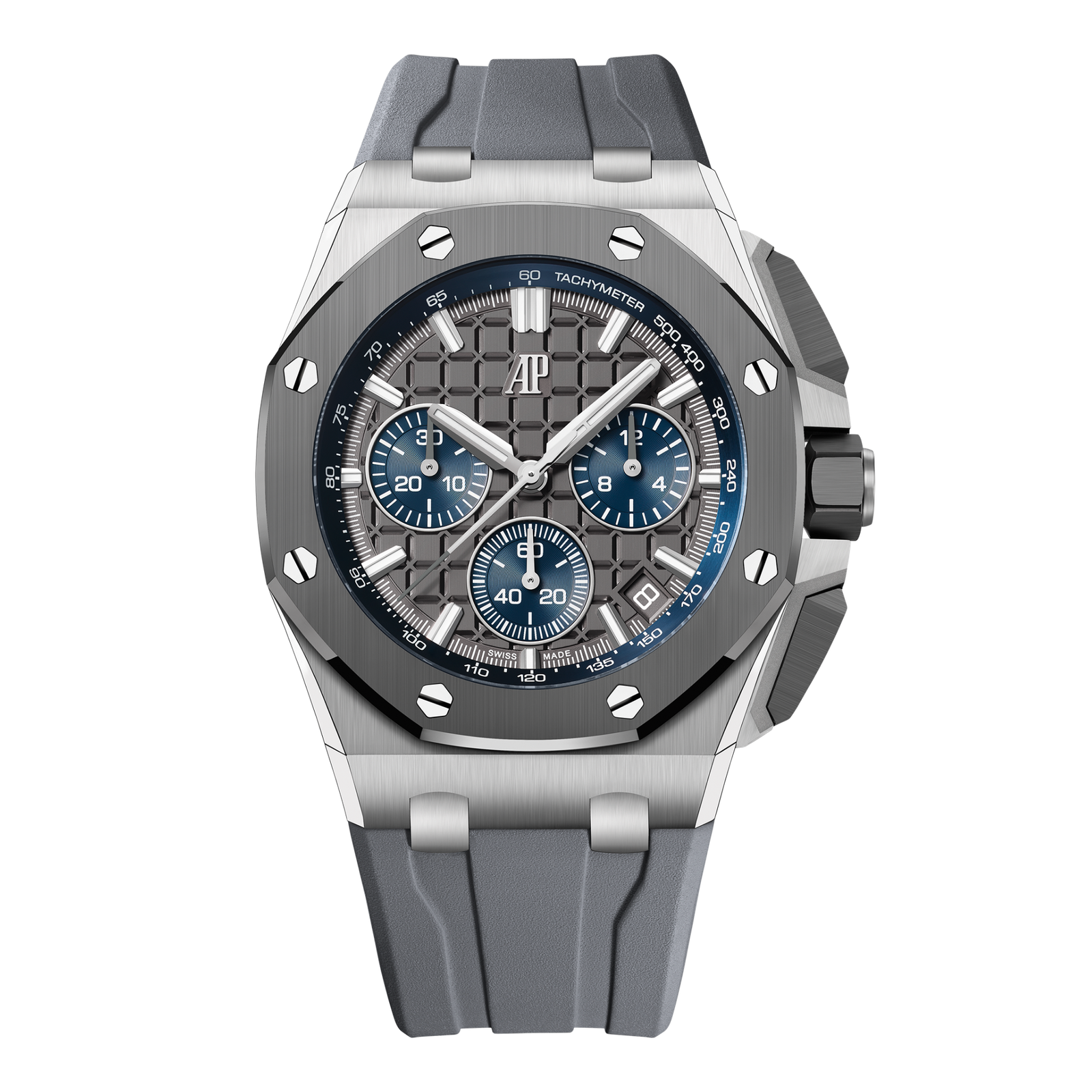d2f851cdcc2ec04e7716b6b13923f9d1.png Royal Oak Offshore Chronograph Titanium Grey Dial 43mm - Image 1