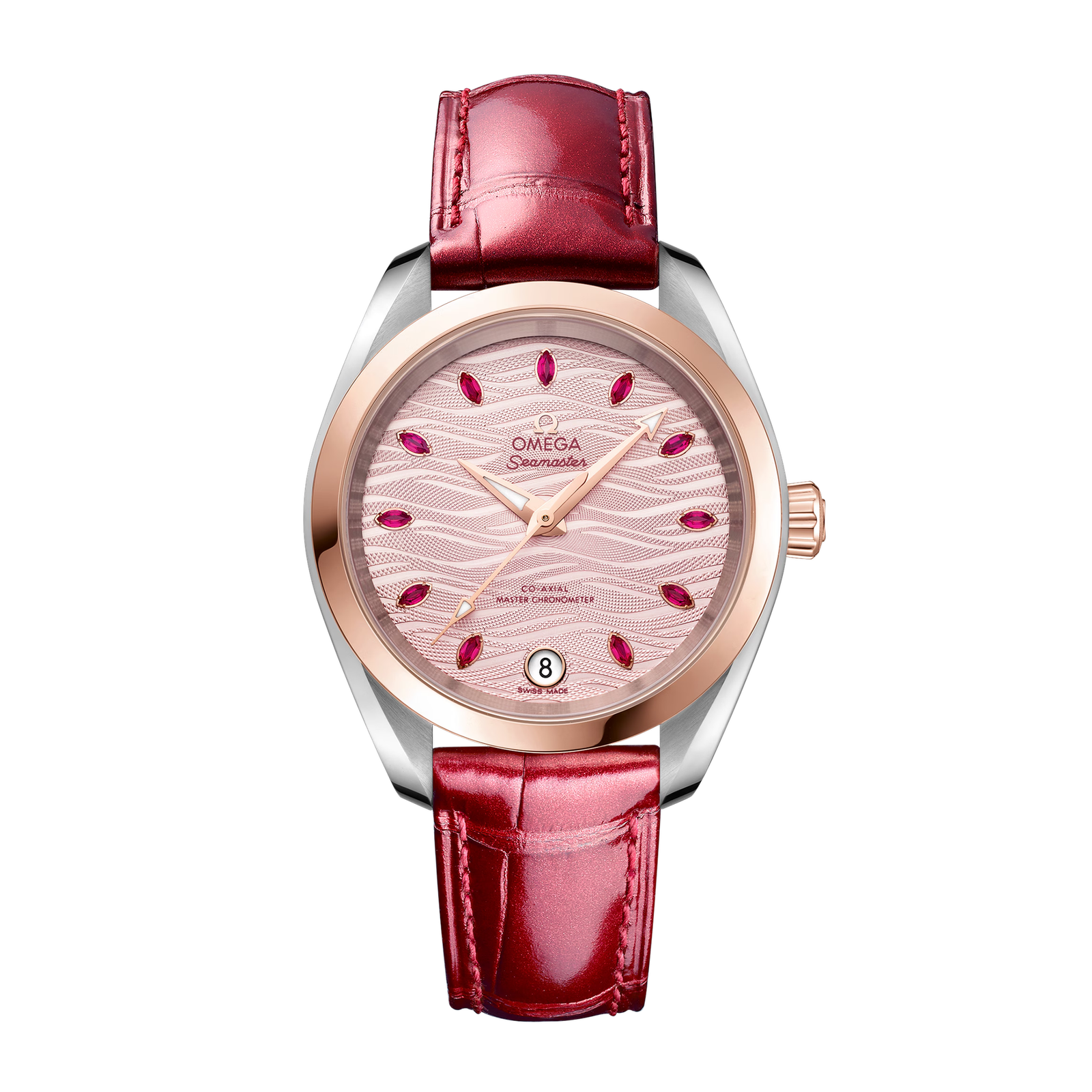 d4251e6366a07277d1ffeb844f965fe8.png Aqua Terra Rose Gold & Steel Pink Dial 34mm - Image 1