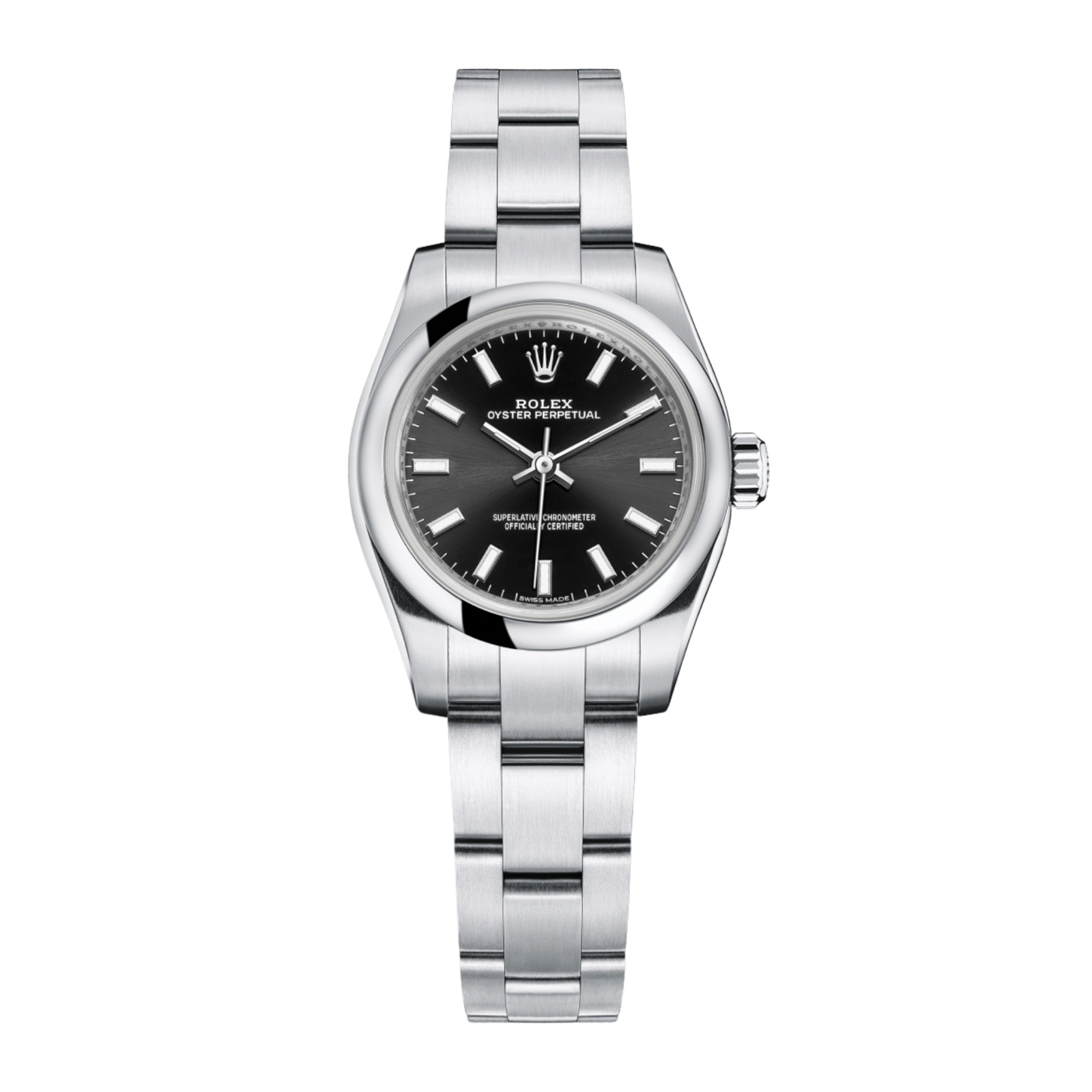 d49749580f3857cf448553871256dfa7.png Oyster Perpetual Steel Black Dial 26mm - Image 1