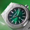 Royal Oak "Jumbo" Extra-Thin "50th Anniversary" Platinum Green Dial 39mm - Image 3