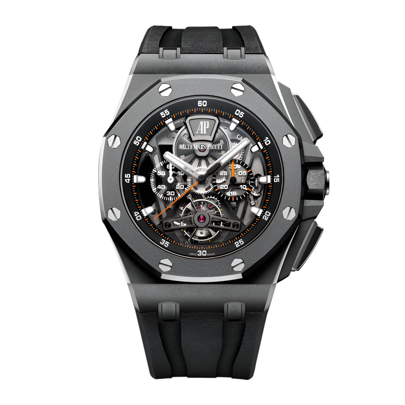 d649456e1afdbae984cad5cd5fb8ba0f.png Royal Oak Offshore Tourbillon Chronograph Openworked Titanium 44mm - Image 1