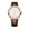 Master Ultra Thin Date Rose Gold White Dial 39mm