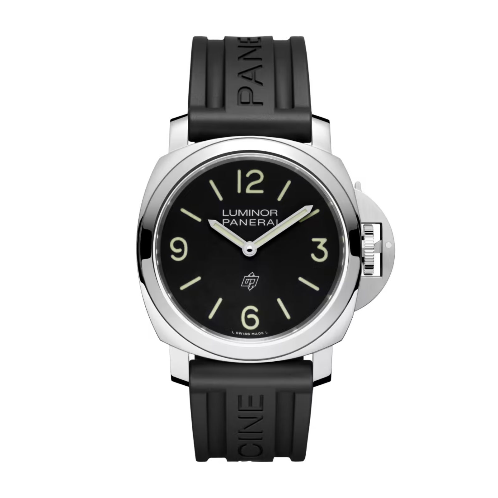 d77e41e31ac966e05e8ca04e48d48a18.png Luminor Base Logo Steel Black Dial 44mm - Image 1