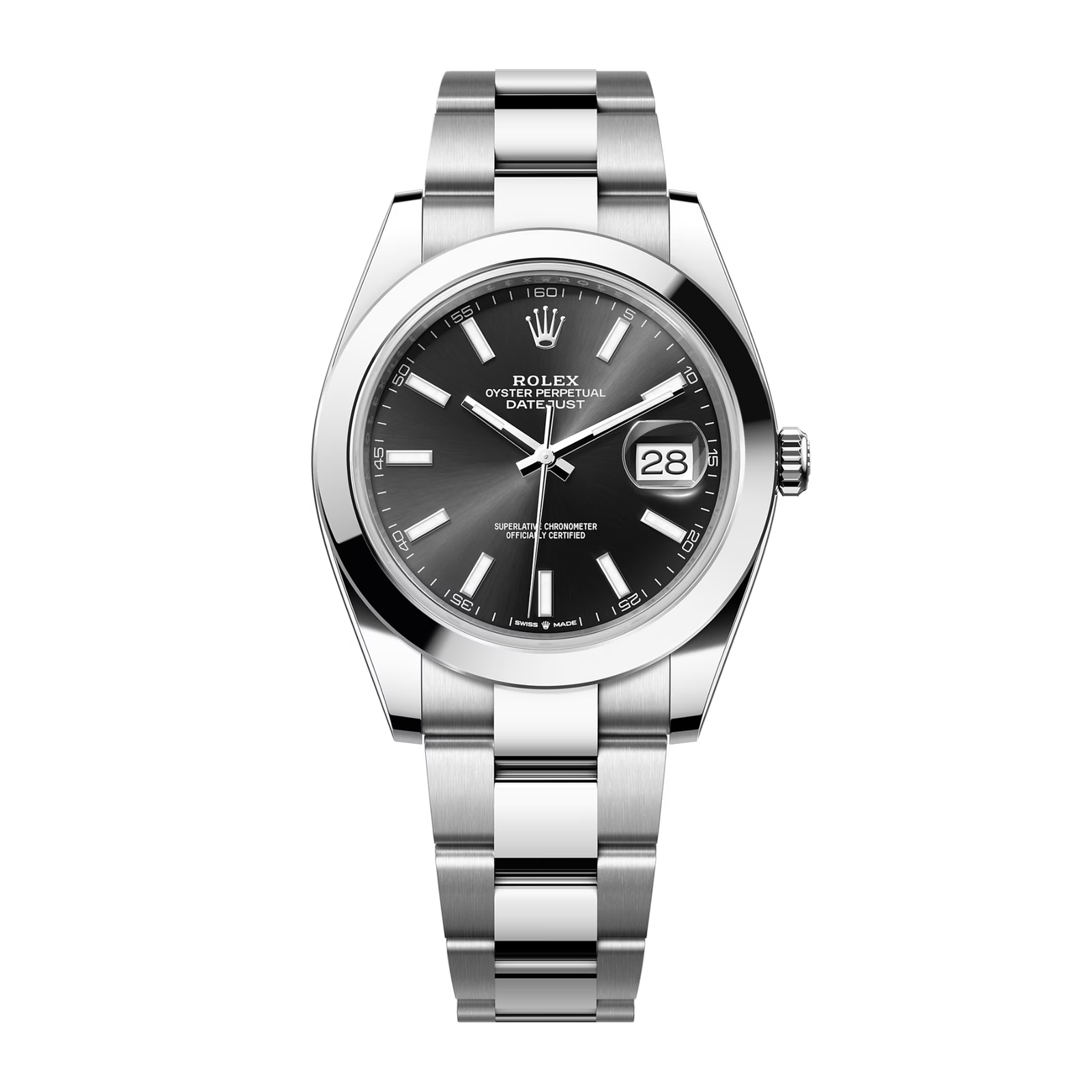 db8820ad23336a8846828472d04eb62a.png Datejust Steel Black Dial 41mm - Image 1