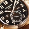 Calatrava Pilot Travel Time Rose Gold Brown Dial 42mm【2022like new】 - Image 5