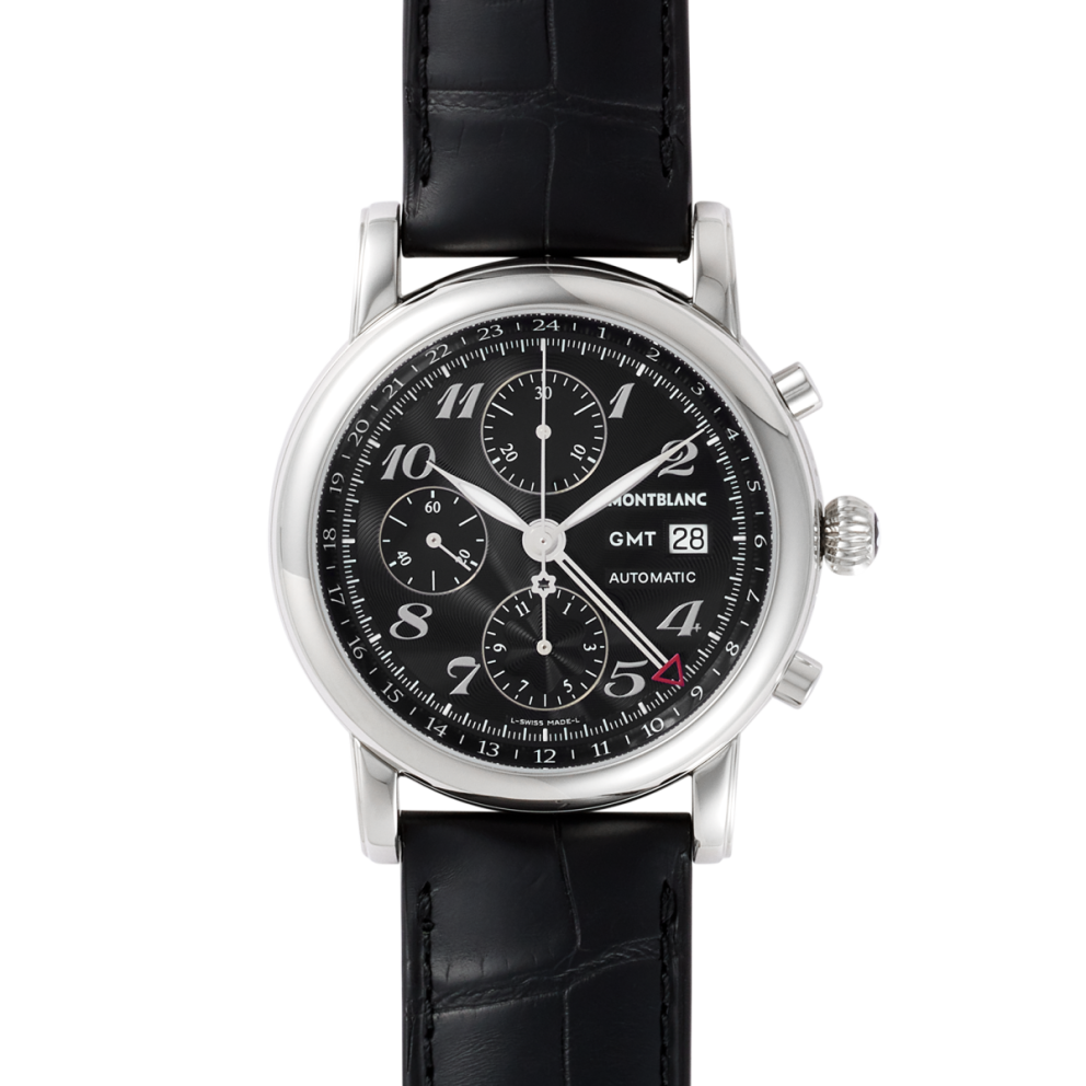 dc40cb0bbd204c5ad9ed730cd5c04686.webp Star Traditional Chronograph GMT Steel Black Dial 42mm - Image 1