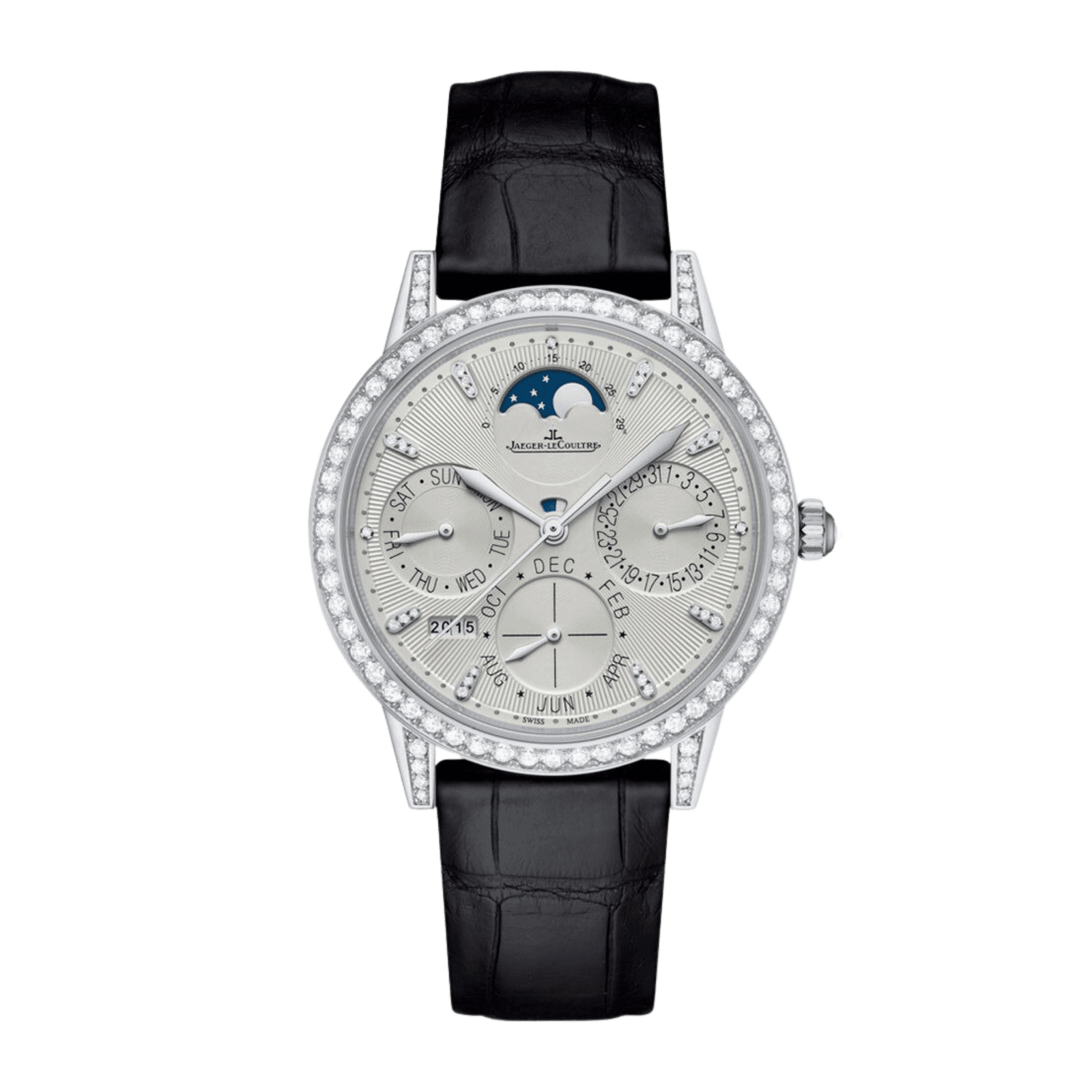 dc7d4071769a7452c5e5c58fe6d2c1aa.png Rendez-Vous Perpetual Calendar White Gold Diamond Silver Dial 37mm - Image 1