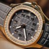Aquanaut Rose Gold Diamond Brown Dial 38mm - Image 2