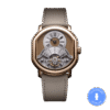 Tourbillon Rose Gold Silver Dial 35mm