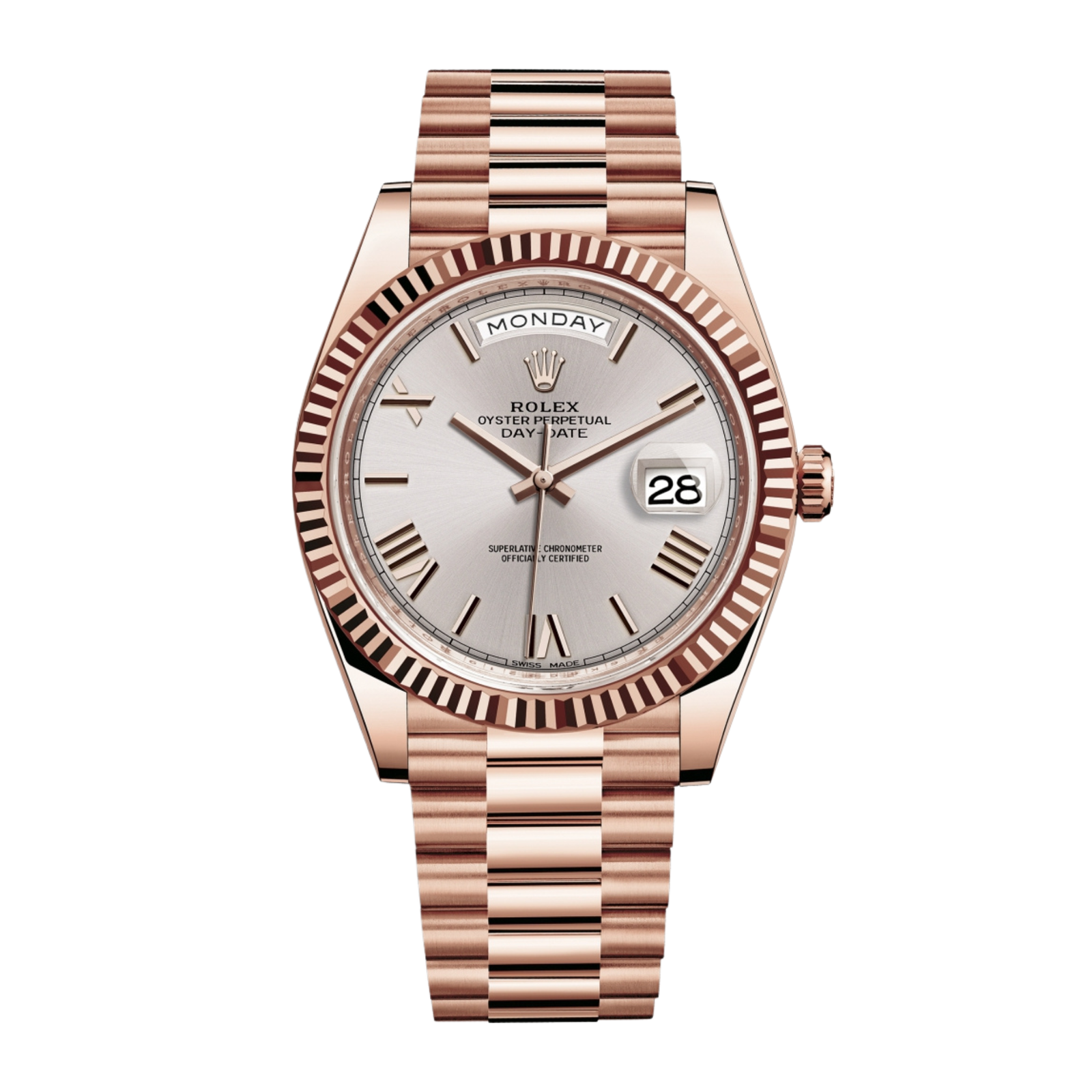 df3b3c67bd0f83b61fb428a273b6d956.png Day-Date Rose Gold Grey Dial 40mm - Image 1