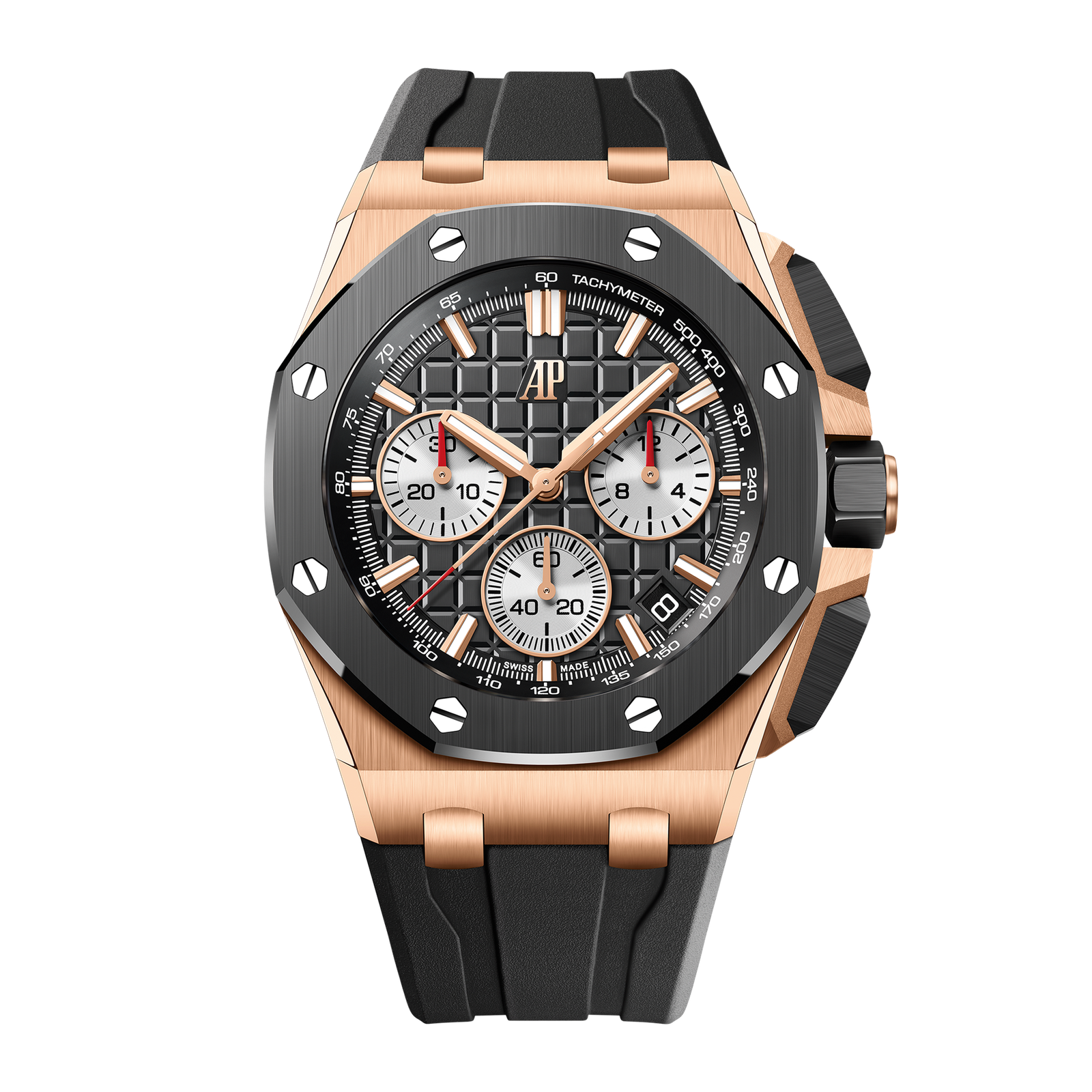df7ca2b6b6ba4a4c33b2d1337c2b8ab7.png Royal Oak Offshore Rose Gold Black Dial 43mm - Image 1