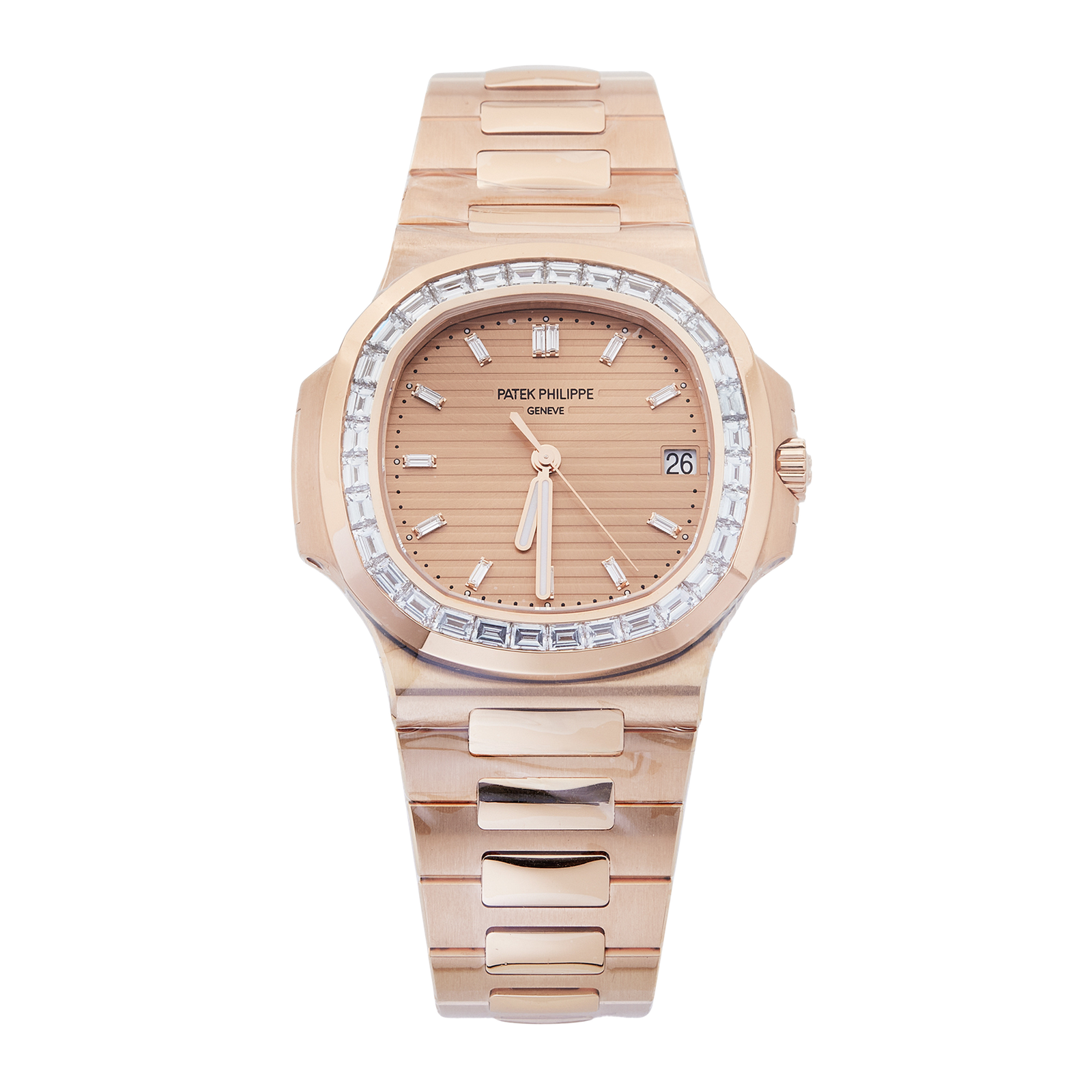 e1a78c13d9b95b6ca06c78b8b71fa16b.png Nautilus Rose Gold Diamond Champagne Dial 40mm - Image 1