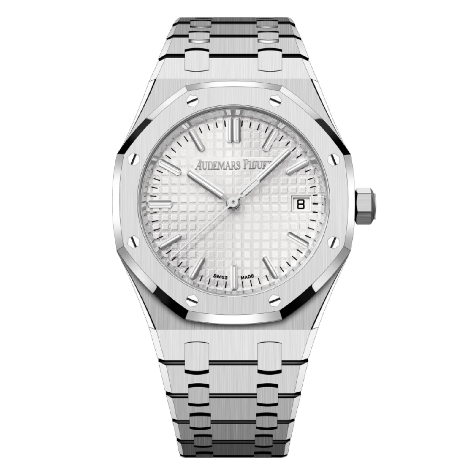 e1d230bb93a64da32c5d5ed86710bc5c.png Royal Oak Selfwinding Steel Silver Dial 34mm - Image 1