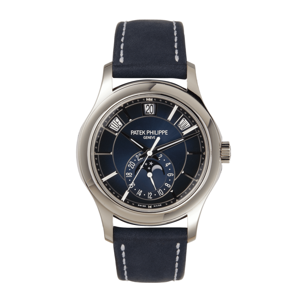 e2c6f7d0a41b72b05e76e33b3ef1d4b6.webp Annual Calendar White Gold Blue Dial 40mm - Image 1