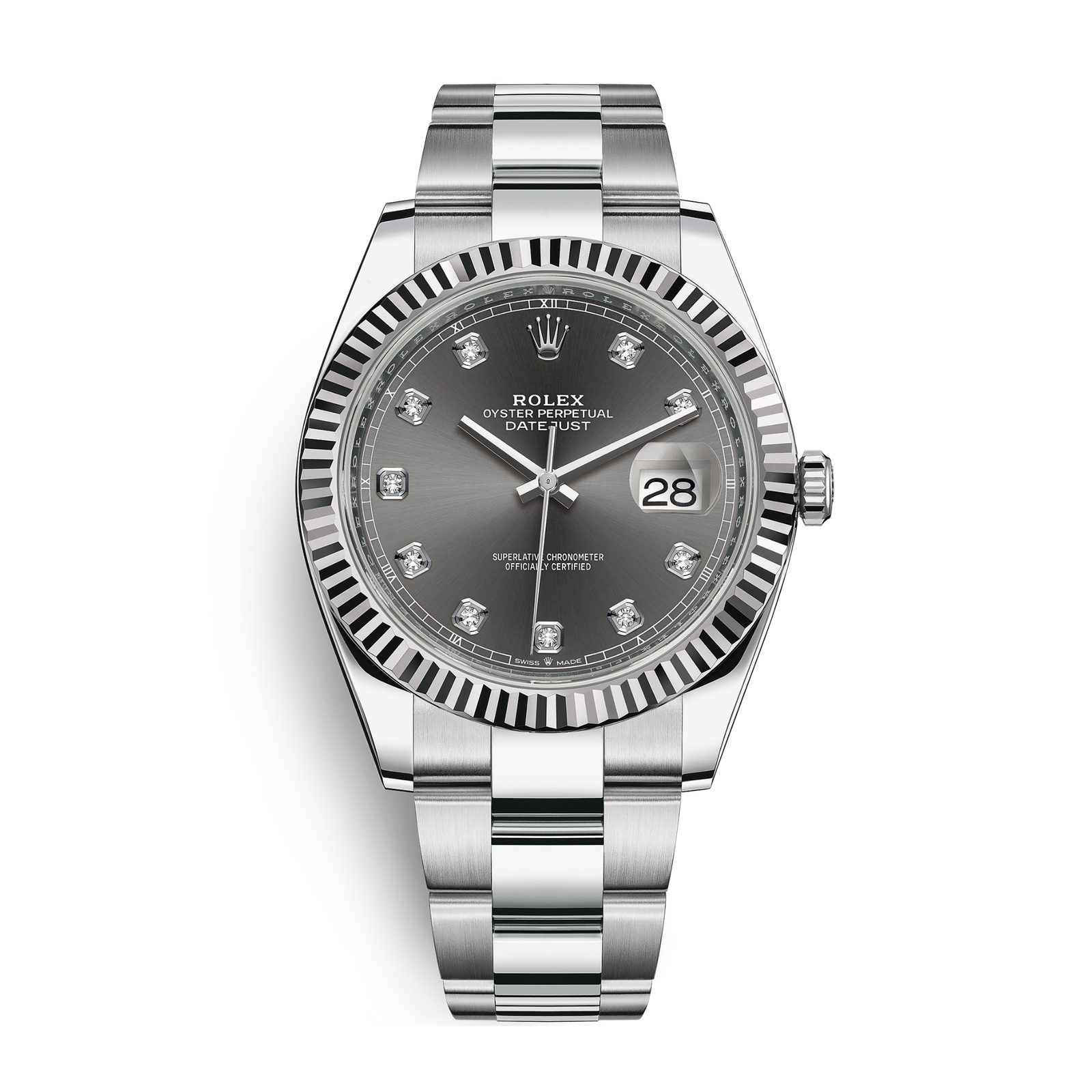 e31174c3c3826733a6b148b4f0ef2d20.png Datejust Steel Grey Dial 41mm - Image 1
