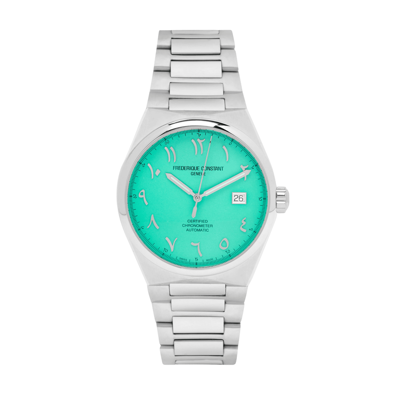 e3d6ed9926cbab881964f51aebbf8017.png Highlife "Abu Dhabi" Limited Edition Steel Turquoise Dial 41mm - Image 1