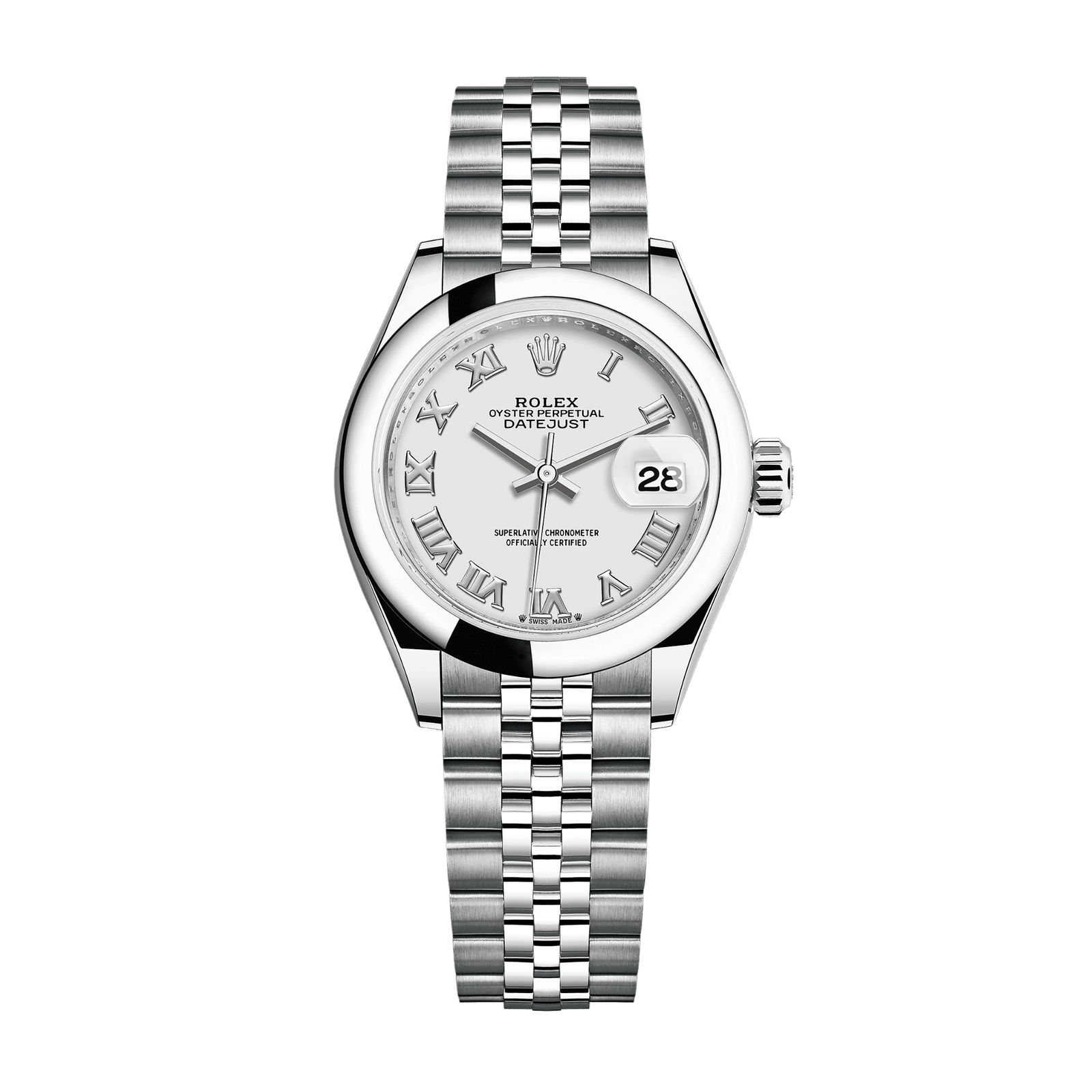 e45d84a41aed4f722bd5662709e00633.png Lady-Datejust Steel Jubilee White Dial 28mm - Image 1