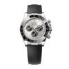 Daytona White Gold Oysterflex Silver Dial 40mm