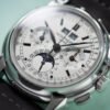 Perpetual Calendar Chronograph White Gold Silver Dial 40mm - Image 3